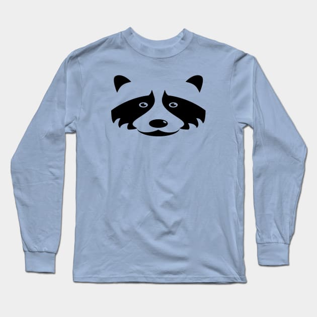 Racoon Long Sleeve T-Shirt by schlag.art